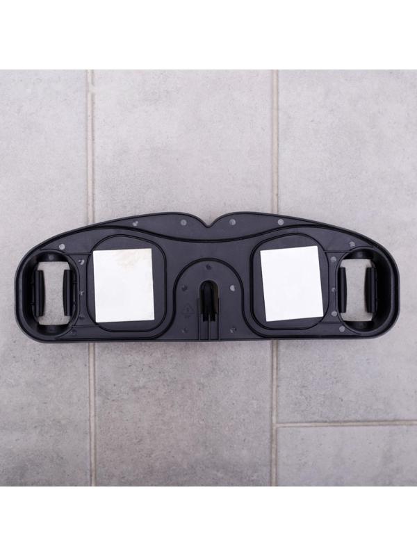 Держатель для уборочного инвентаря с крючками, 30×10×5 см, на липучке, цвет МИКС