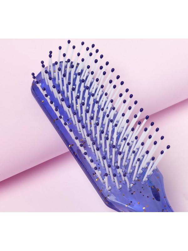 Расчёска массажная, 4 × 17 см, цвет МИКС