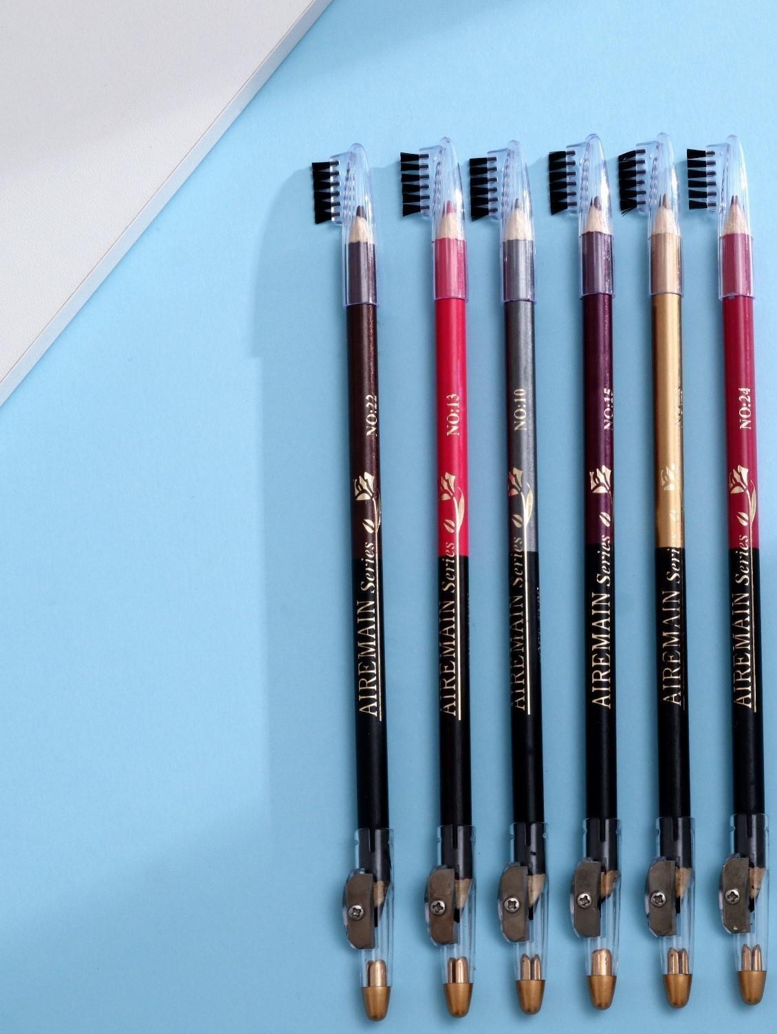 Набор карандашей Aireman  с точилкой 12 шт, микс