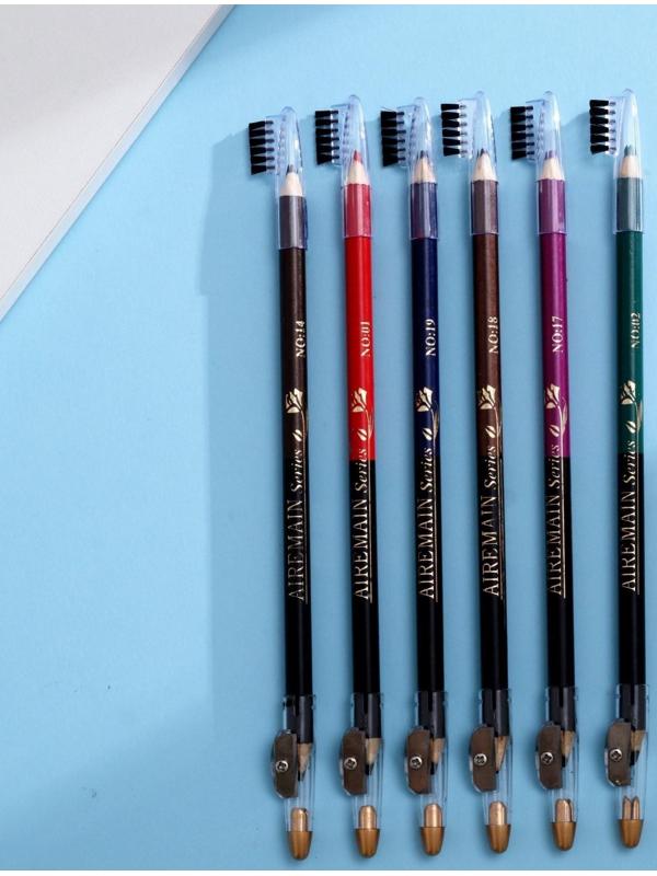 Набор карандашей Aireman  с точилкой 12 шт, микс