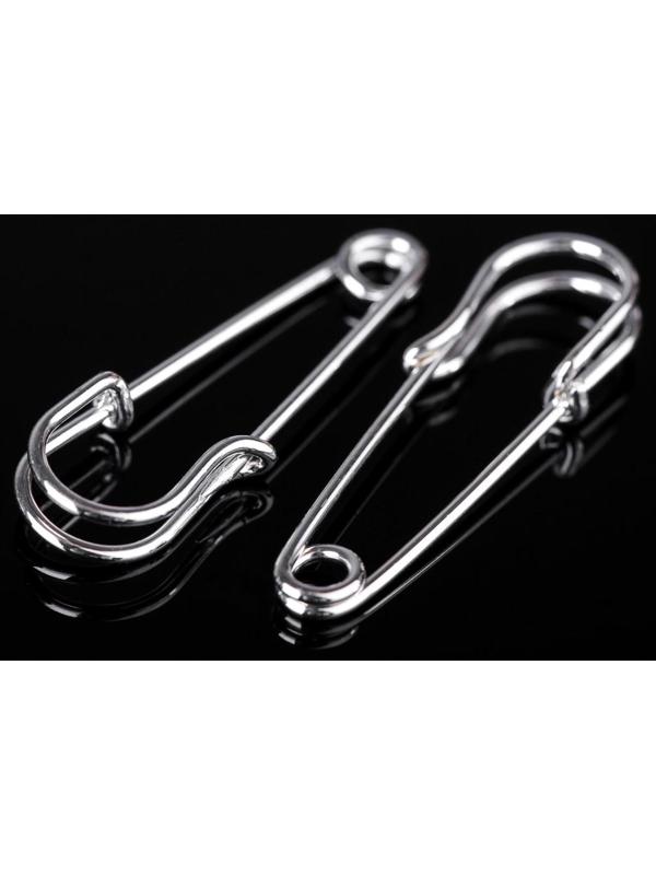 Булавка 3*1 см (набор 5шт), СМ-208, цвет серебра