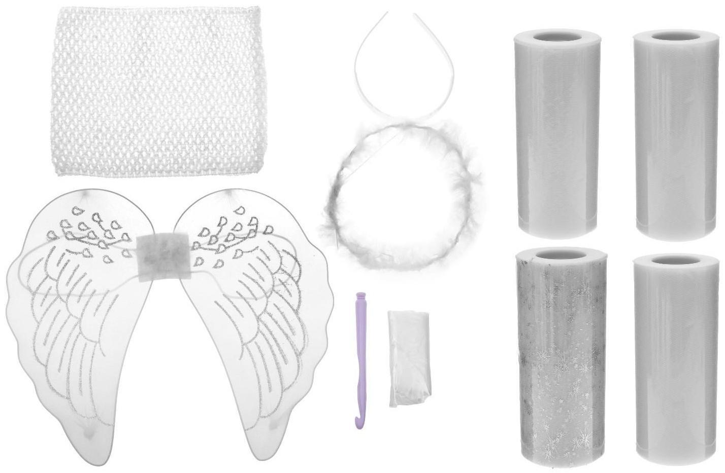 Карнавальный костюм «Ангел», сделай сам, корсет, ленты, брошки, аксессуары