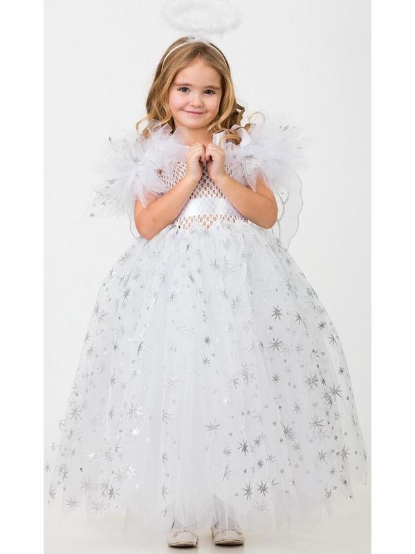 Карнавальный костюм «Ангел», сделай сам, корсет, ленты, брошки, аксессуары