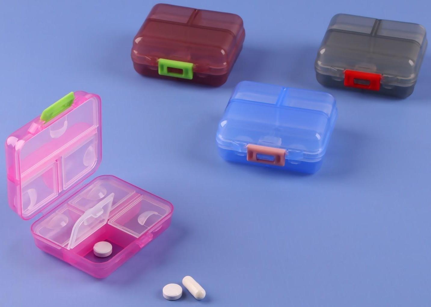 Таблетница «Трансформер», 7 секций, цвет МИКС