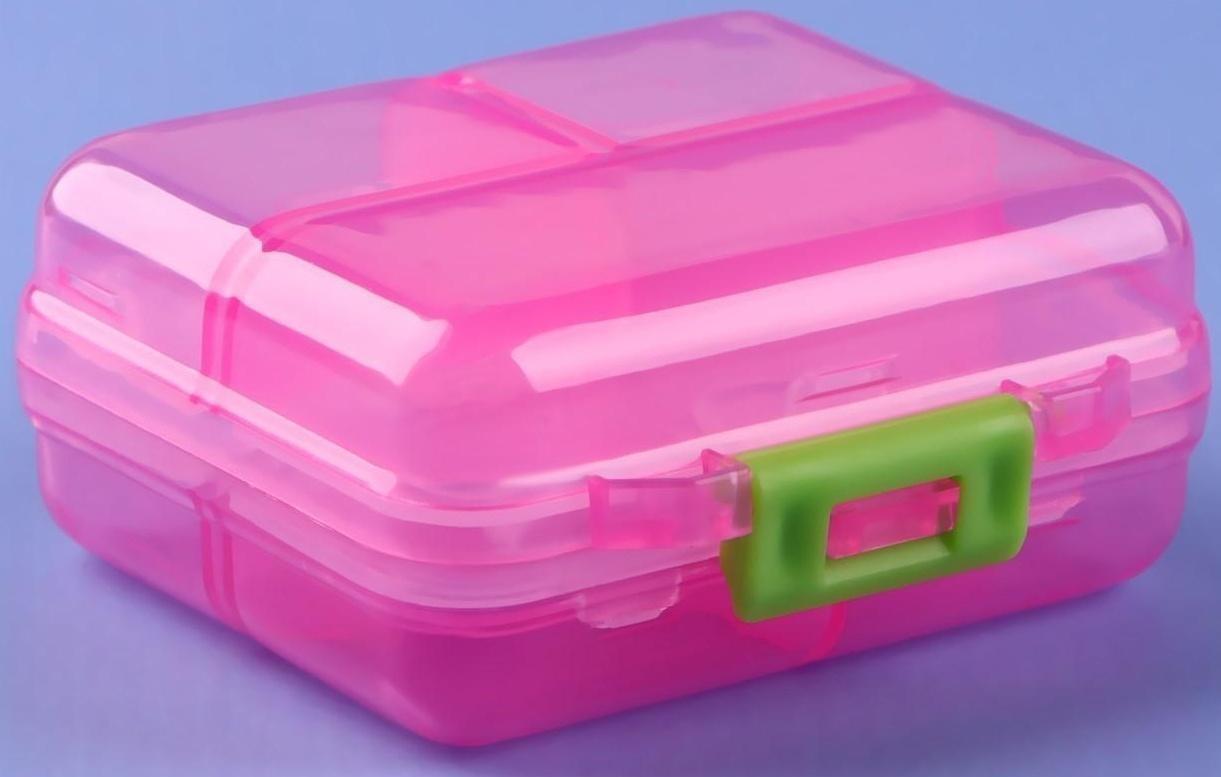 Таблетница «Трансформер», 7 секций, цвет МИКС