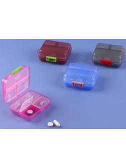 Таблетница «Трансформер», 7 секций, цвет МИКС