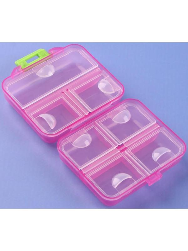 Таблетница «Трансформер», 7 секций, цвет МИКС