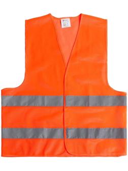 Жилет сигнальный TORSO, светоотражающий, оранжевый, 2 класс, размер 2XL