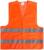 Жилет сигнальный TORSO, светоотражающий, оранжевый, 2 класс, размер 2XL