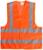Жилет сигнальный TORSO, светоотражающий, оранжевый, 3 класс, размер 2XL