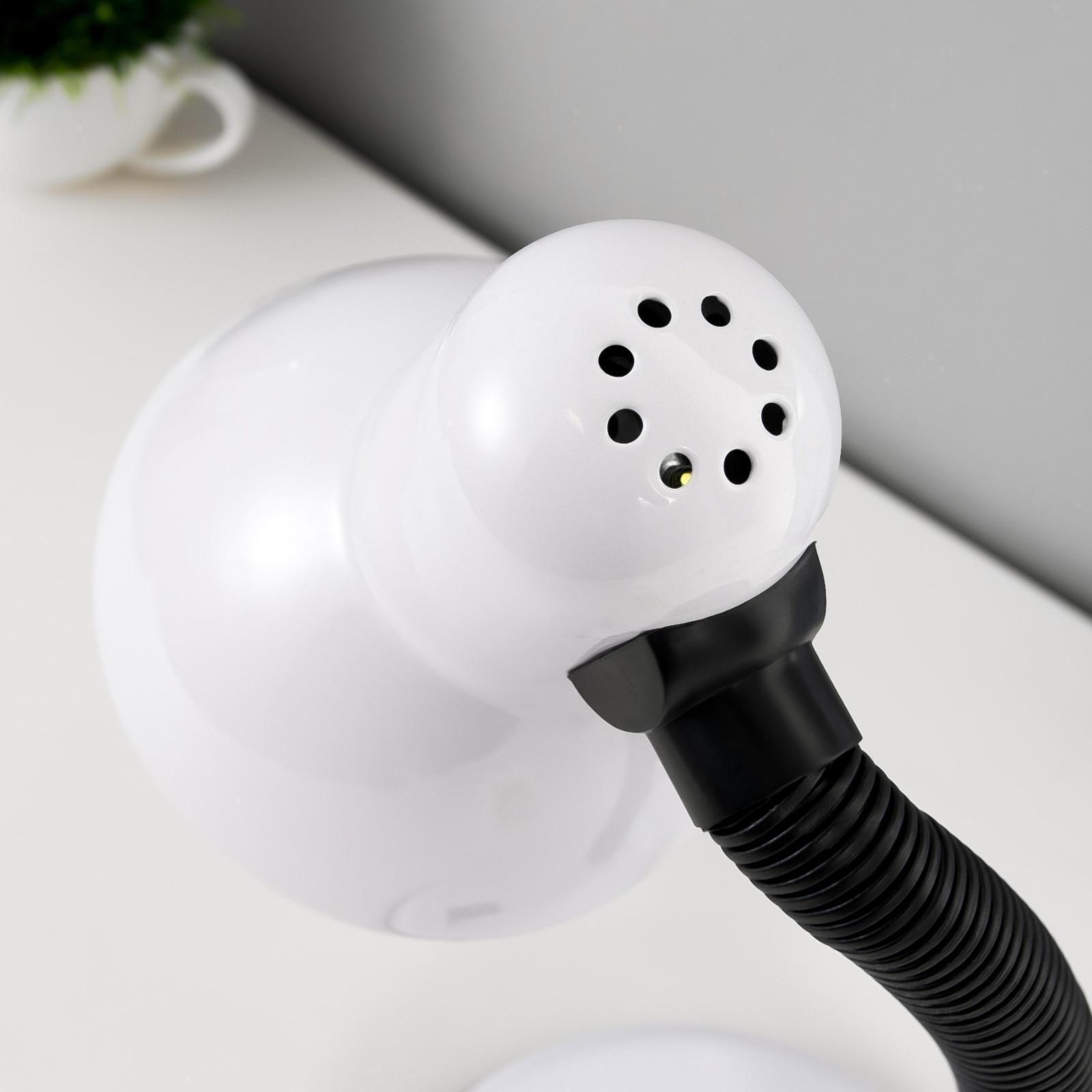 Лампа настольная Е27, с выкл. (220В) белая 34х14х14