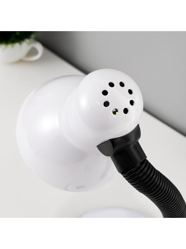 Лампа настольная Е27, с выкл. (220В) белая 34х14х14