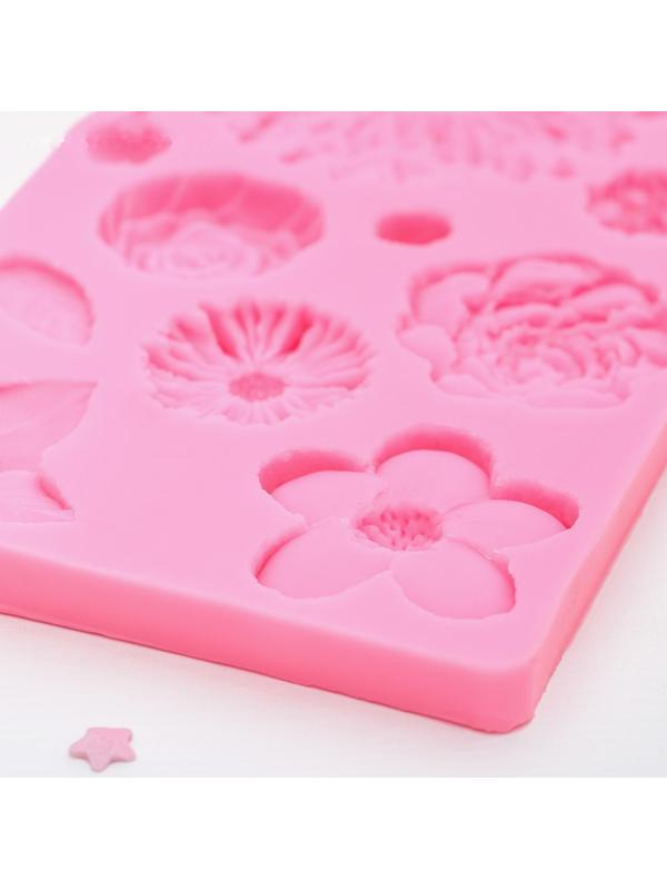 Молд «Цветы», 25×10 см, профессиональный