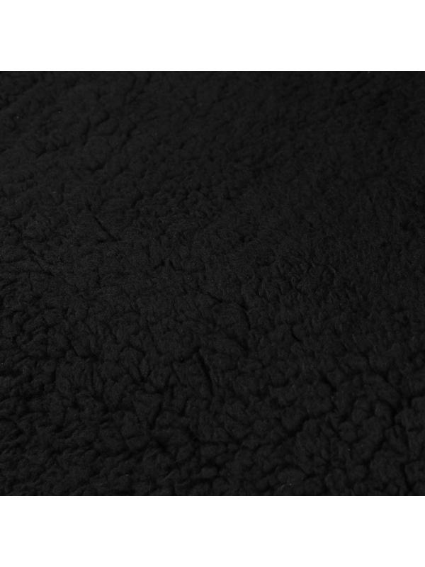 Накидка на сиденье, натуральная шерсть, 145х55 см, черная