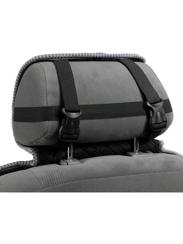 Накидка на сиденье, натуральная шерсть, 145х55 см, серая