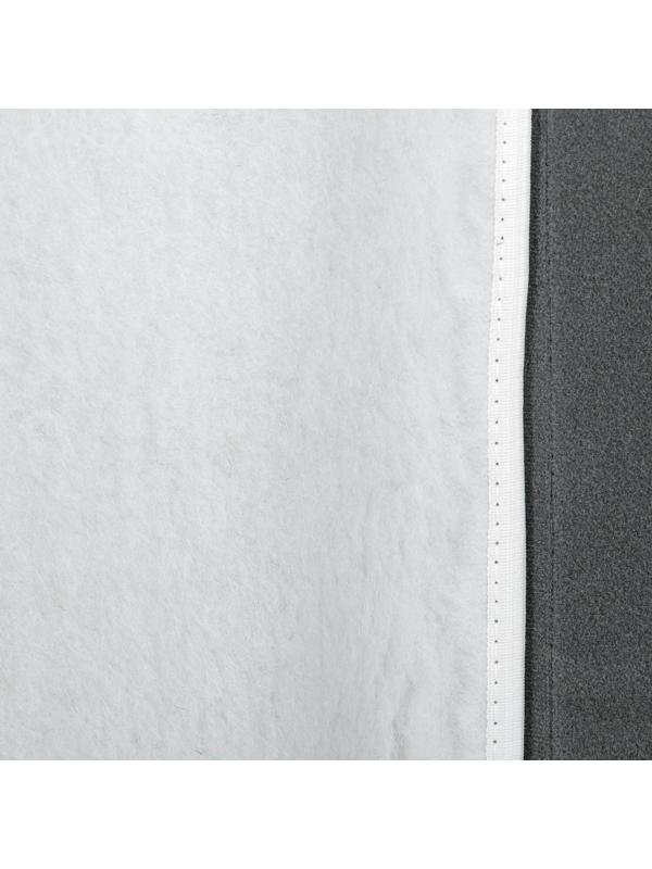 Накидки на заднее сиденье, нат. шерсть, 135х55 и 75х55 см, белый, набор 3 шт