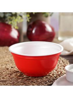 Контейнер одноразовый, 500 мл, суповой, цвет красный