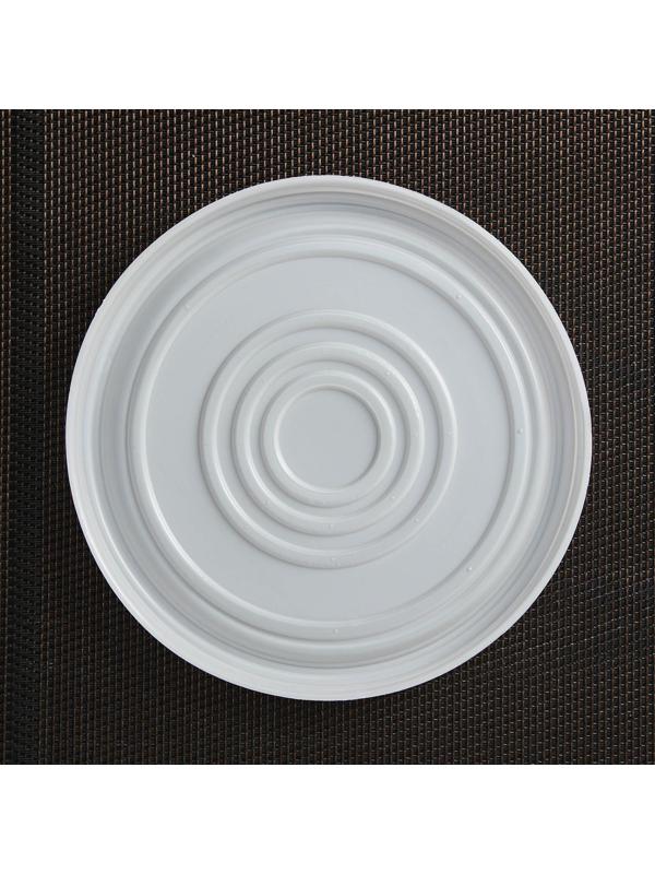 Крышка одноразовая для суповой миски ПС, d=13,5 см, цвет белый