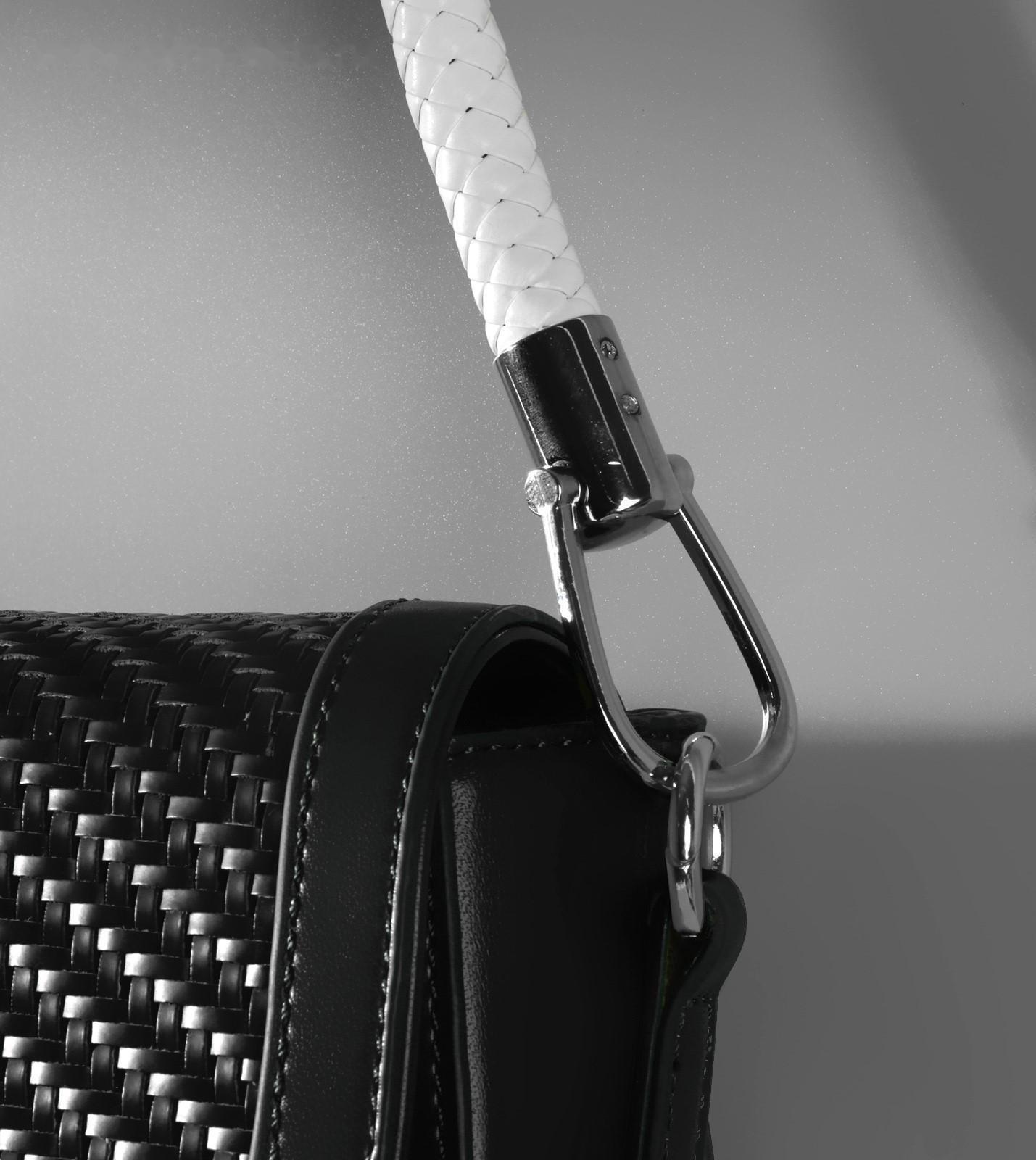 Ручка для сумки, 55 см, цвет белый