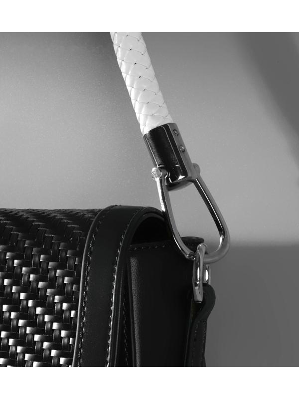 Ручка для сумки, 55 см, цвет белый