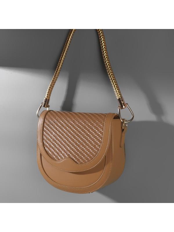 Ручка для сумки, 55 см, цвет золотой