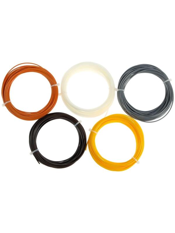 Пластик LuazON ABS-5, для 3Д ручки, 5 цветов по 10 метров