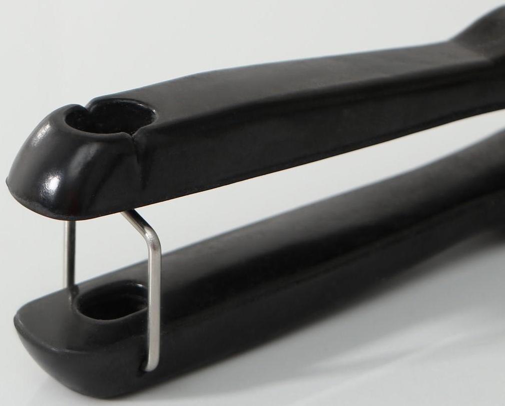 Сковорода двойная Доляна «Венские вафли», d=14 см, пластиковая ручка, цвет чёрный