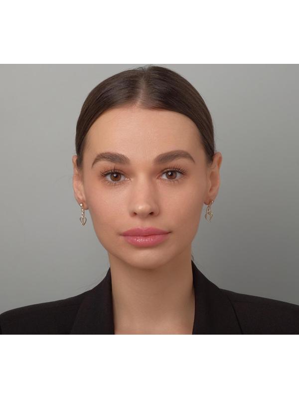 Серьги со стразами 