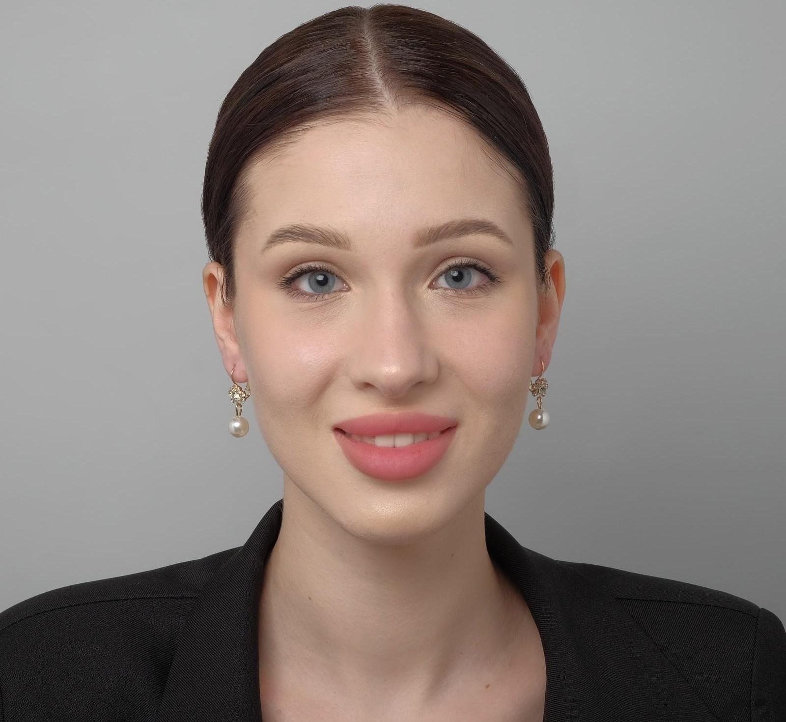 Серьги с жемчугом 