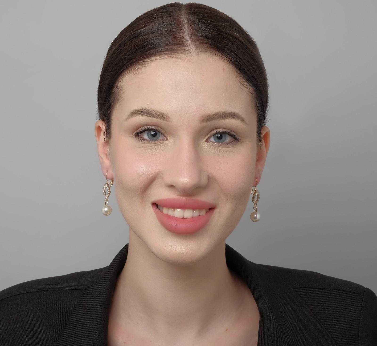 Серьги с жемчугом 