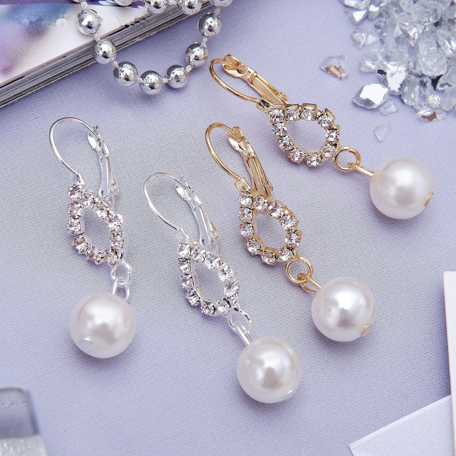 Серьги с жемчугом 