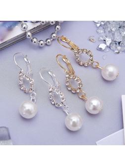 Серьги с жемчугом 