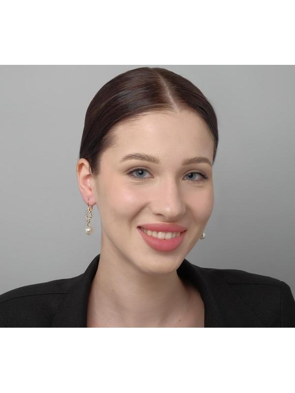 Серьги с жемчугом 