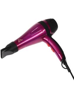 Фен Luazon LGE-003, 2800 Вт, 2 скорости, 3 температурных режима, розово-черный