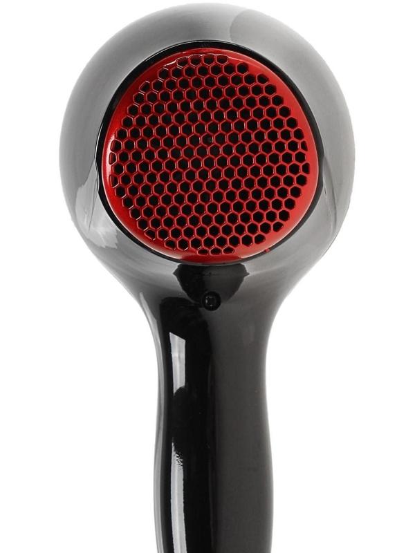 Фен Luazon LGE-004, 3800 Вт, 2 скорости, 3 температурных режима, красно-черный