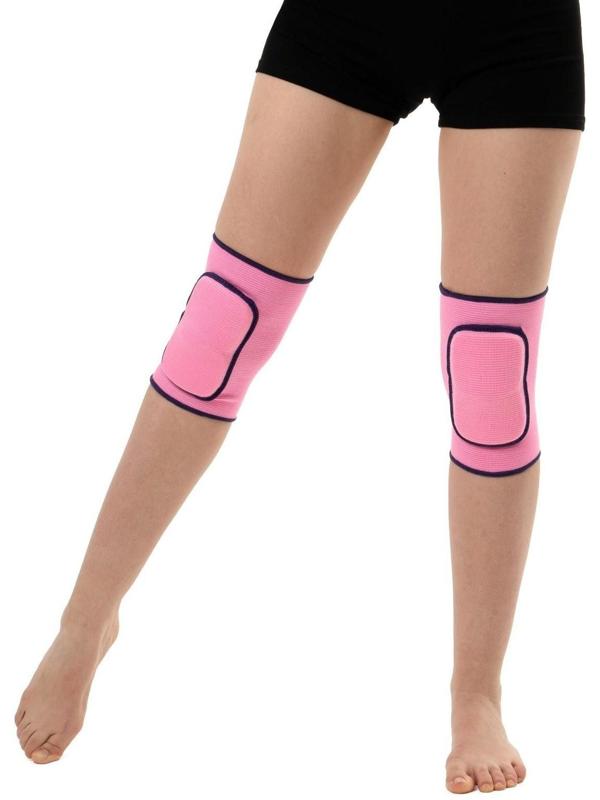 Наколенники детские, 5-8 лет, цвет розовый