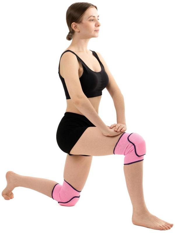 Наколенники детские, 5-8 лет, цвет розовый