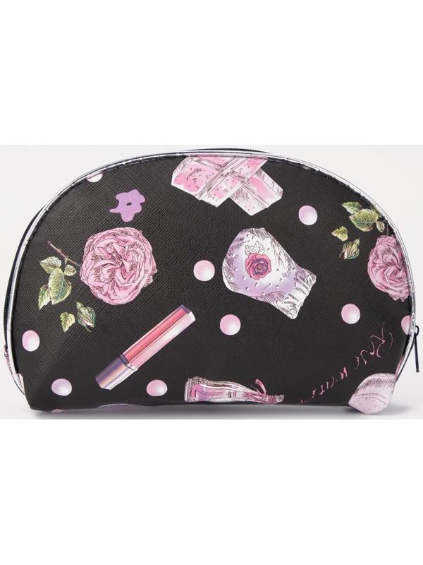 Набор косметичек 5 в 1 на молниях, цвет чёрный