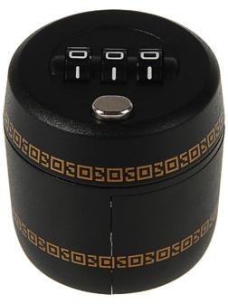 Замок сувенирный кодовый для бутылки, черный