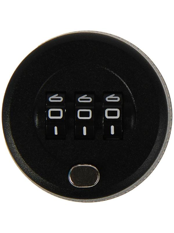 Замок сувенирный кодовый для бутылки, черный