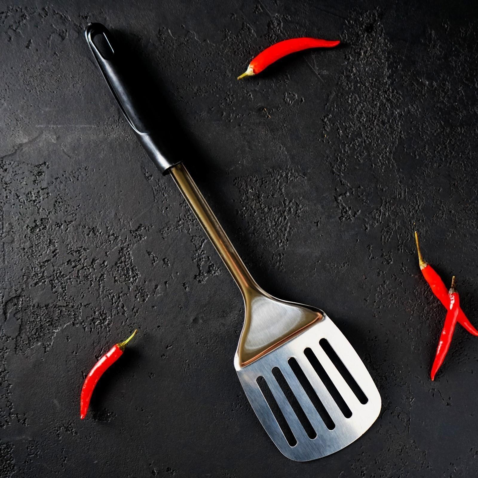 Лопатка Доляна «Ночь», h=33 см, с отверстиями