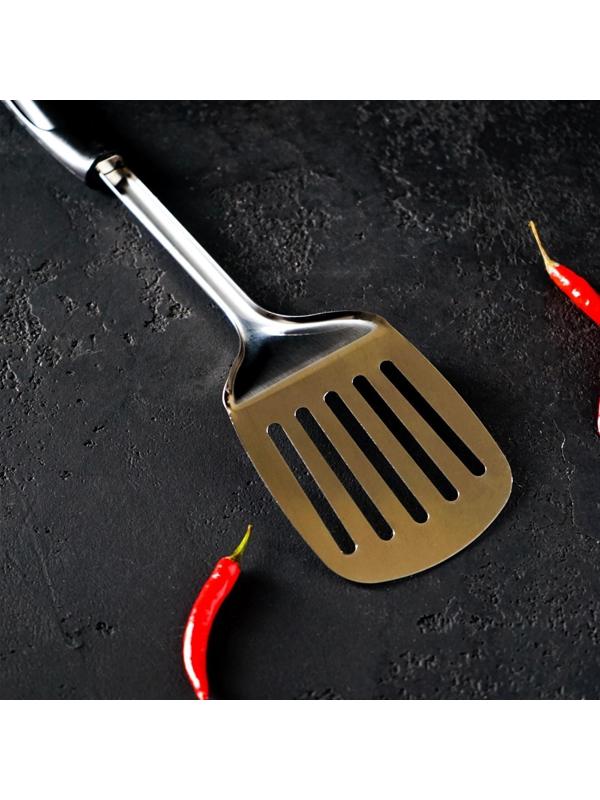 Лопатка Доляна «Ночь», h=33 см, с отверстиями