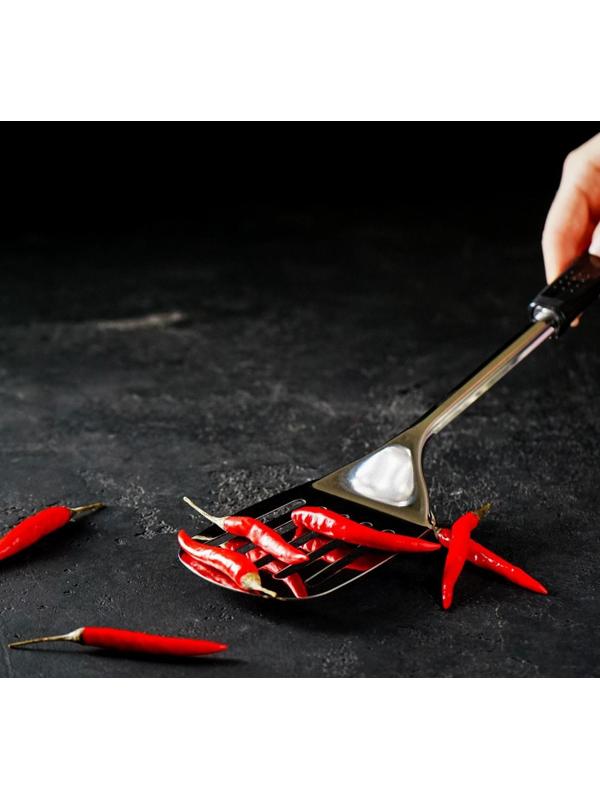 Лопатка Доляна «Ночь», h=33 см, с отверстиями