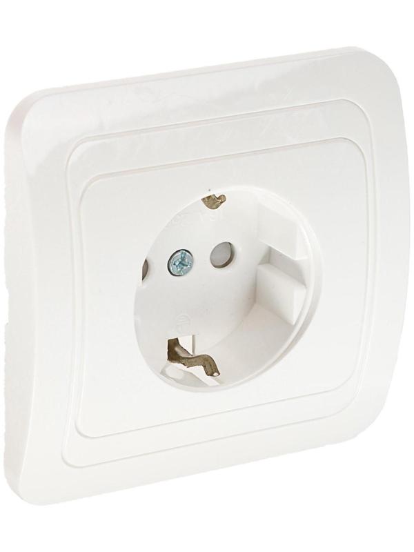 Розетка одноместная Luazon Lighting 