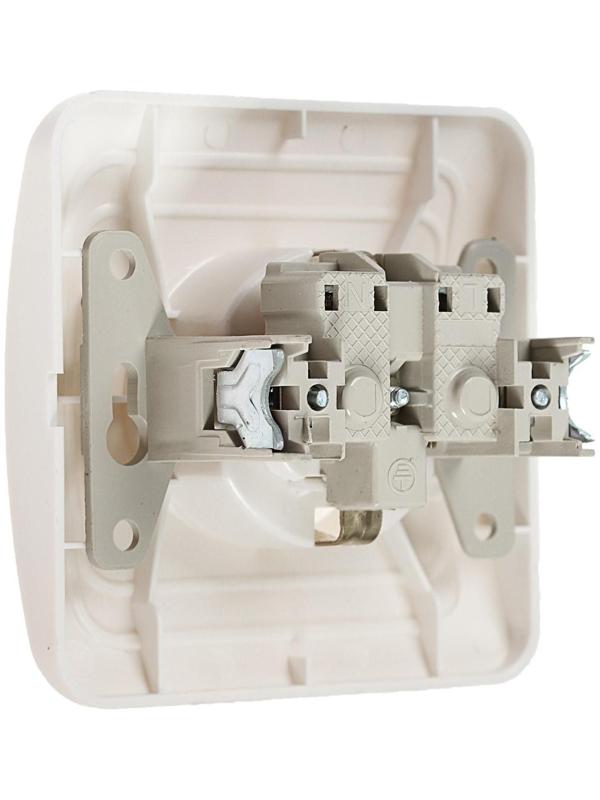 Розетка одноместная Luazon Lighting 