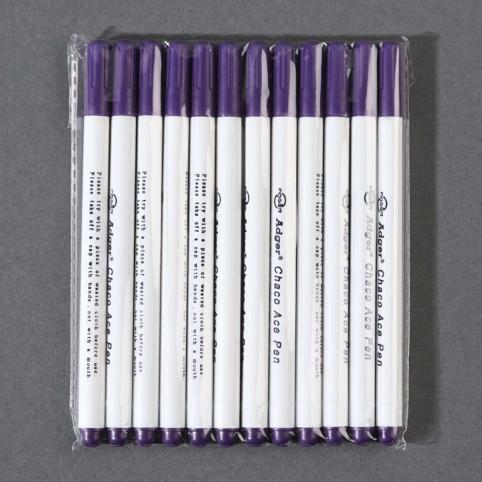 Маркер для ткани, самоисчезающий, 15 см, цвет фиолетовый