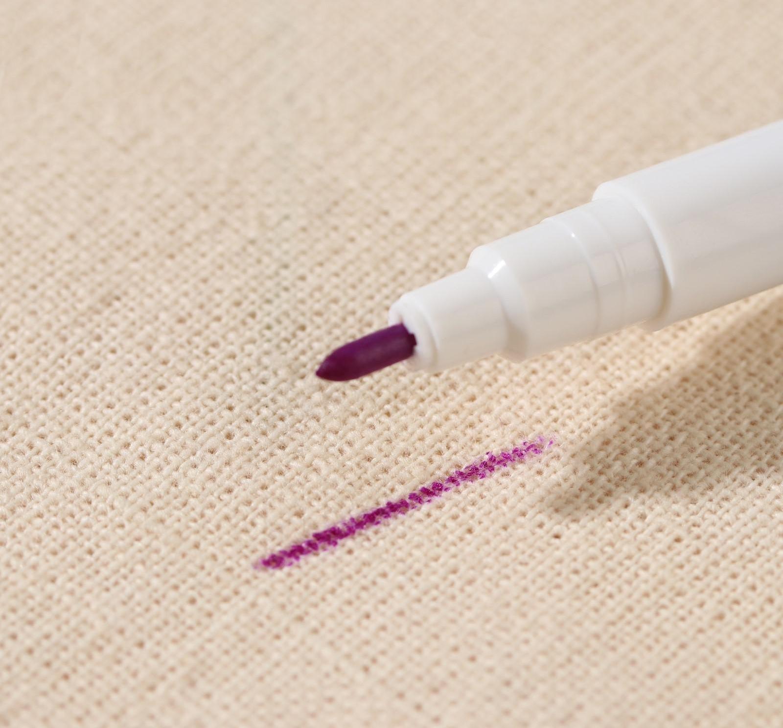 Маркер для ткани, самоисчезающий, 15 см, цвет фиолетовый