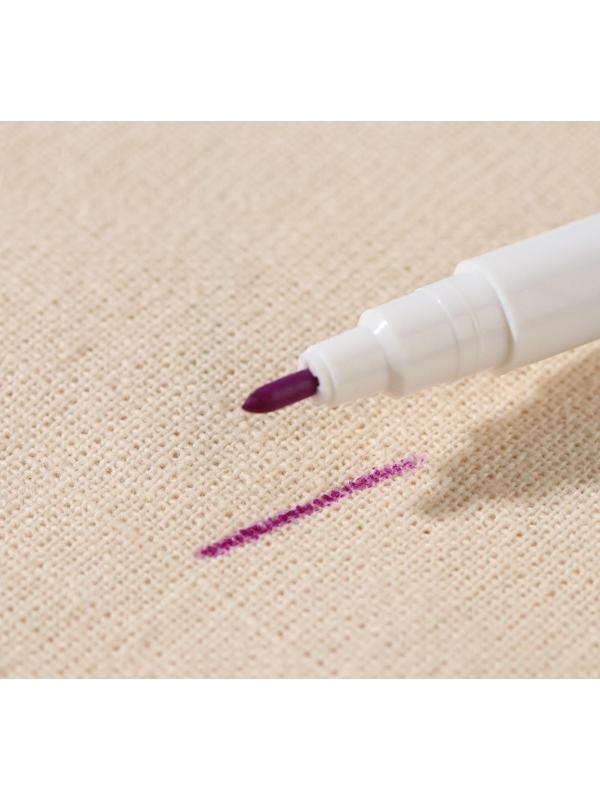 Маркер для ткани, самоисчезающий, 15 см, цвет фиолетовый