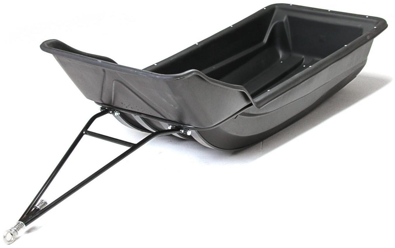 Сани волокуши CenterPlast 1700 с отбойником с накладками, 195x75/50x65 см