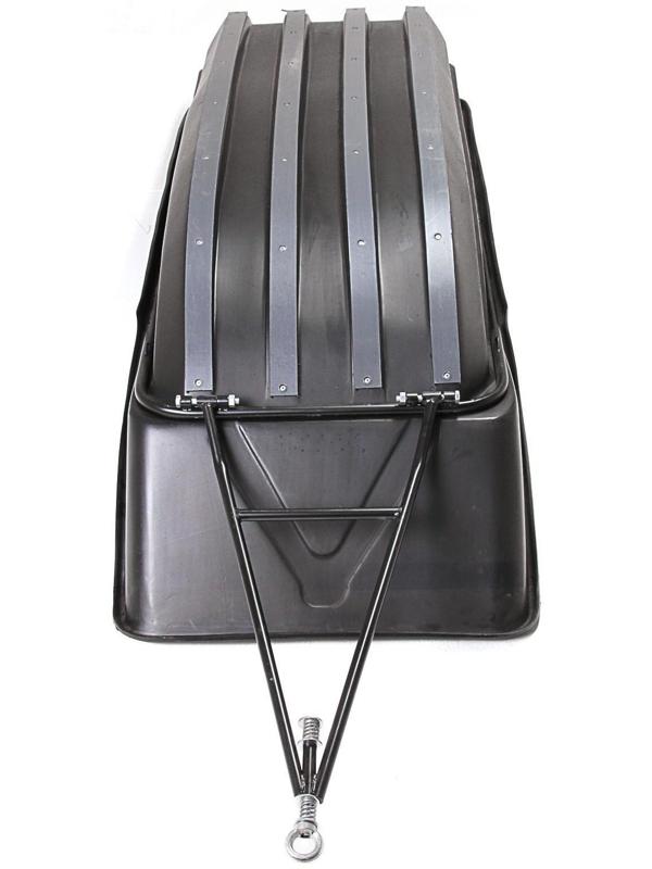 Сани волокуши CenterPlast 1700 с отбойником с накладками, 195x75/50x65 см